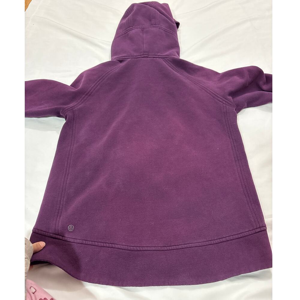Lululemon Women’s 6 Fleece Please Hoodie Darkest Magenta Gym Athleisure Outdoors - Picture 5 of 11